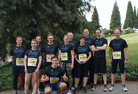 Das Albrecht Laufteam bei Lindlar läuft 2016