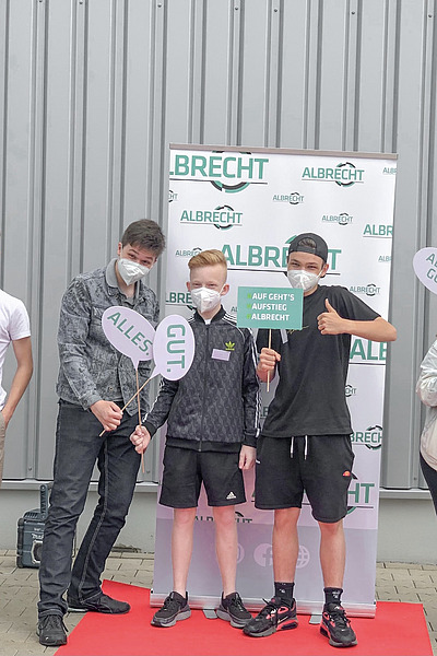 Pupils meet Albrecht