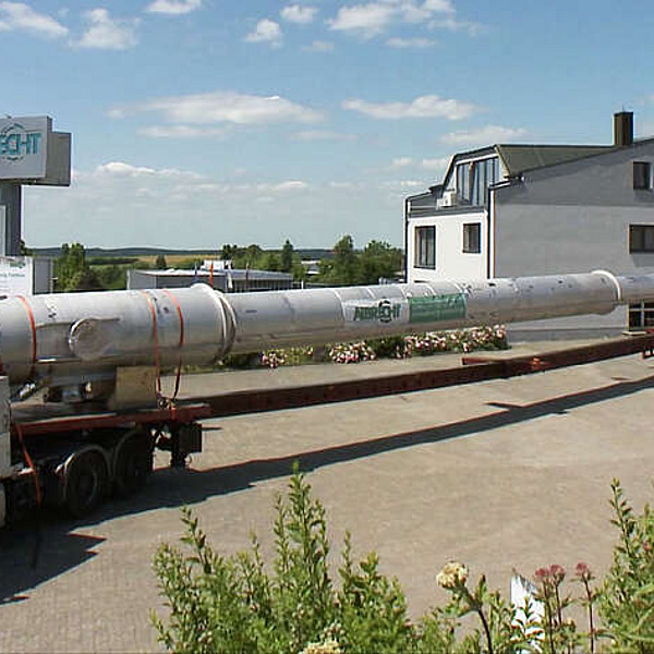 Steel chimney outlet pipe