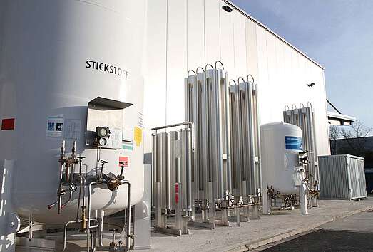 Blechbearbeitungszentrum Stickstofftank