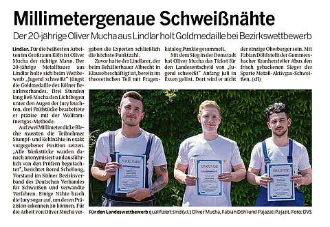 Bergische Landeszeitung / Kölner Stadt-Anzeiger v. 28.05.2019