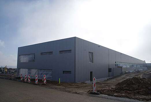 neues Blechbearbeitungszentrum Bauarbeiten