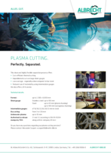 Datasheet plasma cutting